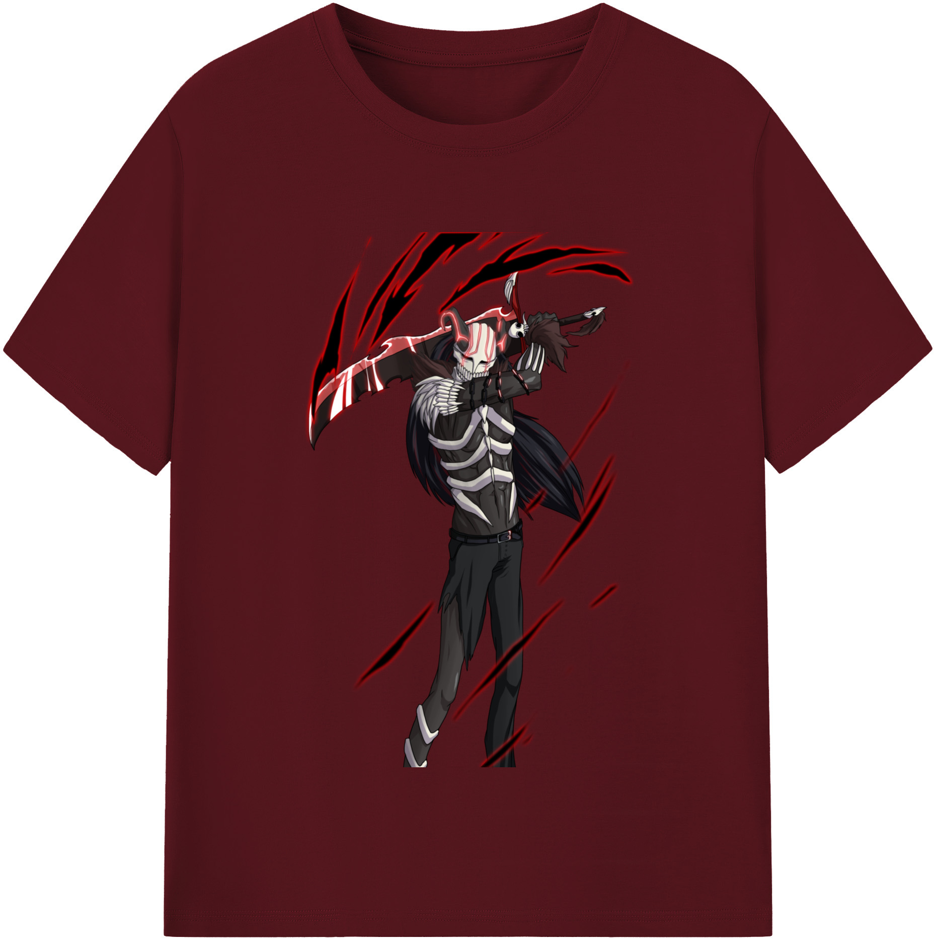 （画像用） ブリーチ 黒崎一護（くろさき いちご）BLEACH Kurosaki Ichigo 綿100％半袖Tシャツ（フロントプリント）